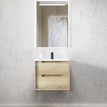 Byron 600mm Wall Hung Single Vanity with Ceramic Countertop